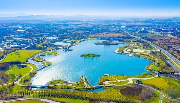 梅河口海龙湖生态半程马拉松的举办地——海龙湖公园